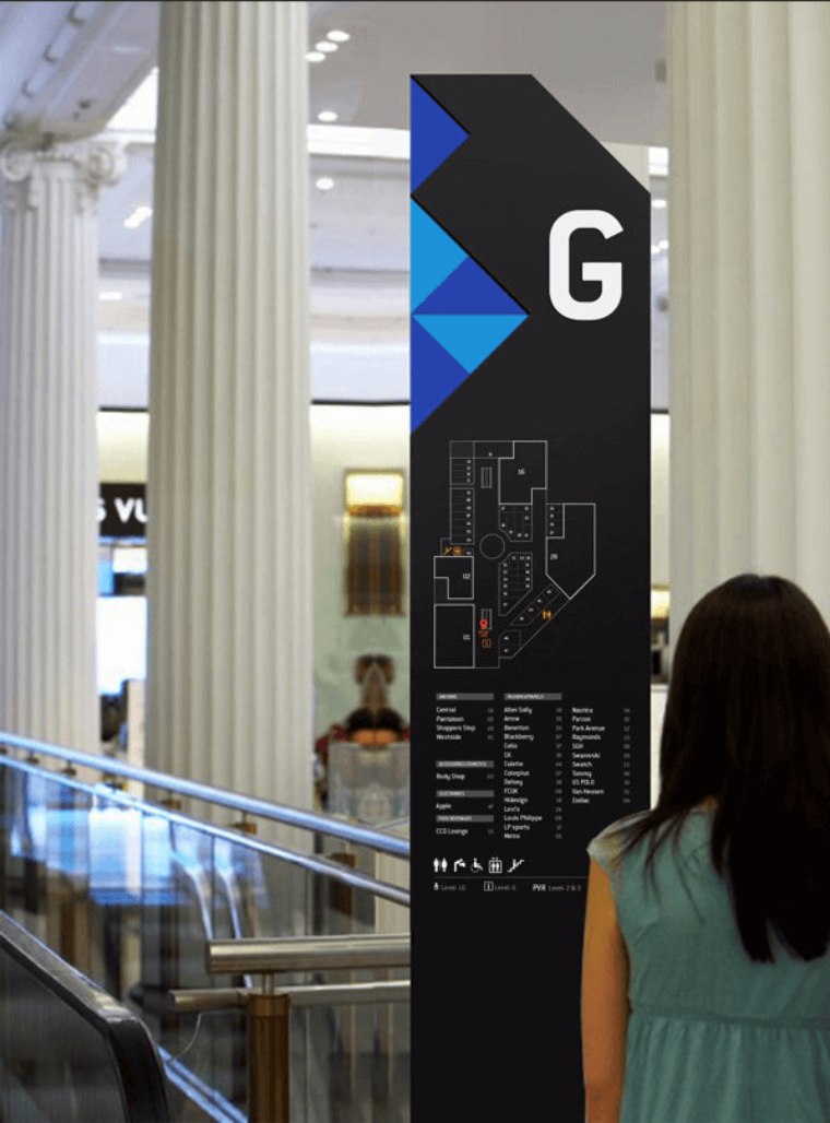 商业空间导视系统与品牌形象升级(图1)