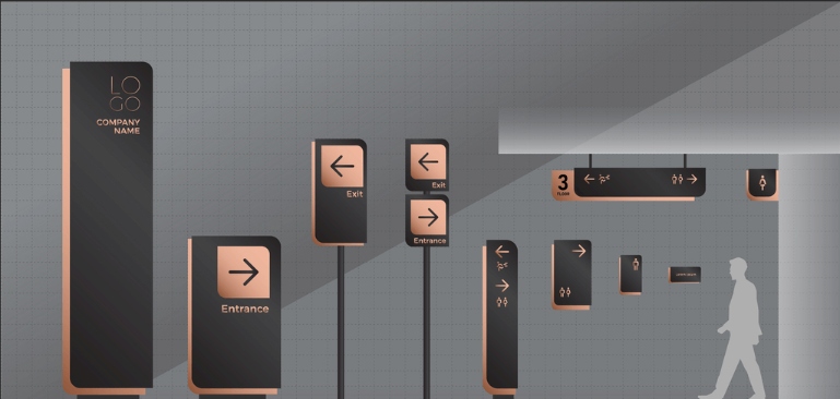 商业空间导视系统与品牌形象升级(图3)