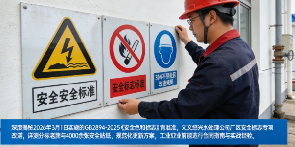 实测有效！抢先揭秘2026安全新规：看绍兴水处理如何“焕新”436块安全牌，筑牢厂区“生命防线”！(图2)