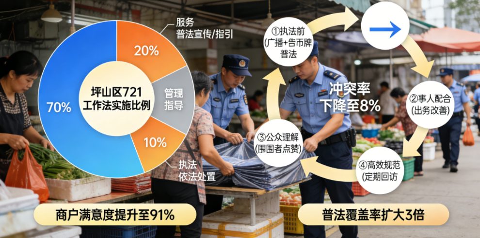 官方认证!深圳坪山城管执法不再“沉默”,手持告示牌加广播“有声劝导”获市民点赞(图3) 官方认证!深圳坪山城管执法不再“沉默”,手持告示牌加广播“有声劝导”获市民点赞(图3)